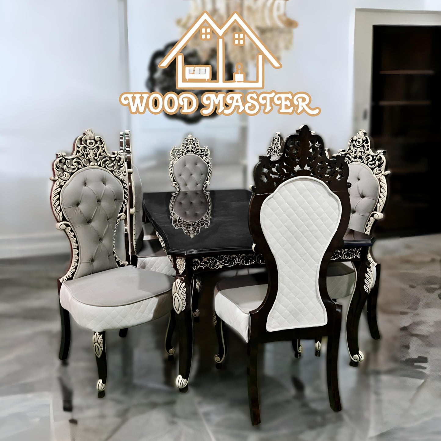 Modern Dining Tabel 8 Chair's